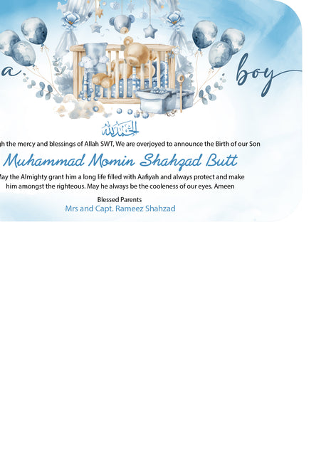 Baby Birth Announcement Boxes in Pakistan | Customized Methai & Sweet Boxes – Lowest Price