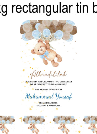 Baby Birth Announcement Boxes in Pakistan | Customized Methai & Sweet Boxes – Lowest Price