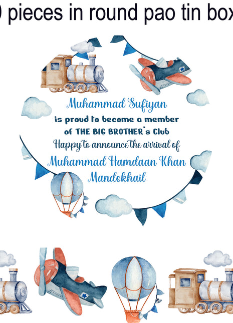 Baby Birth Announcement Boxes in Pakistan | Customized Methai & Sweet Boxes – Lowest Price