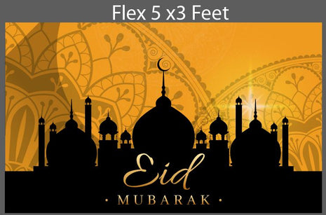 Customized Eid ul Fitr Backdrop Flex