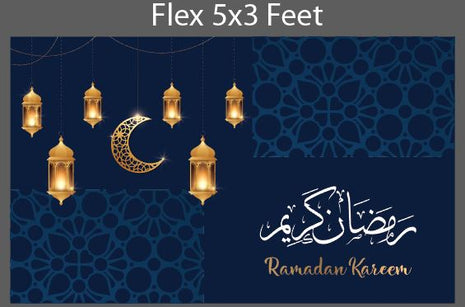 Customized Ramadan Backdrop Flex