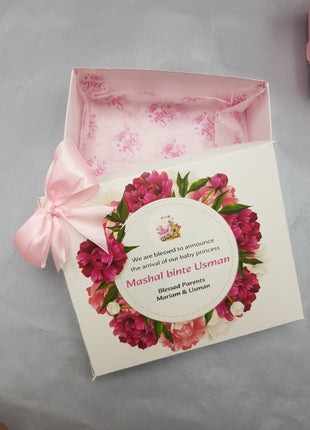 Baby Birth Announcement Boxes in Pakistan | Customized Methai & Sweet Boxes – Lowest Price