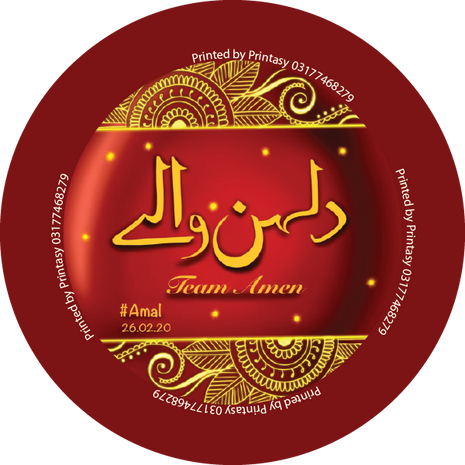 Customized Wedding Badges