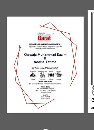 Customized Wedding Cards