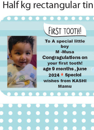 Premium Birth Announcement Tin Boxes – Custom Printed Baby Arrival Gifts & Methie Boxes in Pakistan