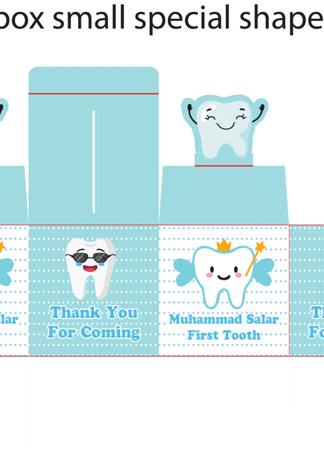 Customized First Tooth Goody Boxes – Elegant Packaging for Your Baby’s Precious Milestone