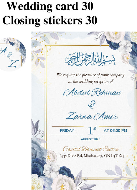 Customized Wedding Card