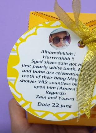 Customized First Tooth Laser Cut Boxes – Special Designs for Memorable Celebrations in Pakistan