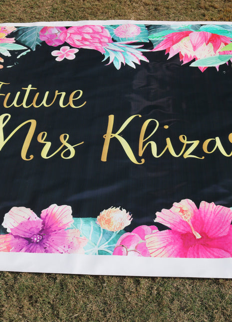 Customized Wedding Backdrop Flex