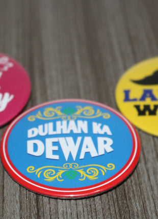 Customized Wedding Badges