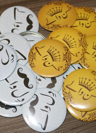 Customized Wedding Badges