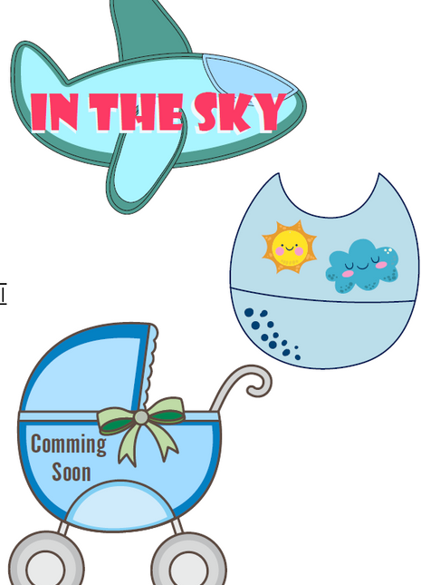 Customized Baby Shower Props