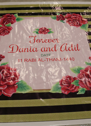 Customized Wedding Backdrop Flex