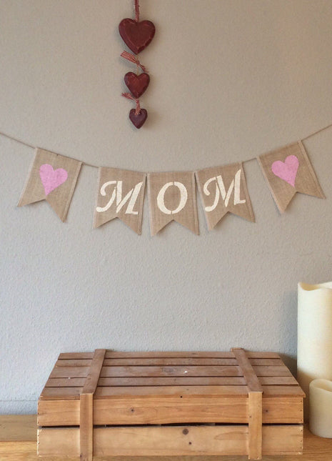 Customized Mother's Day Bunting Banner