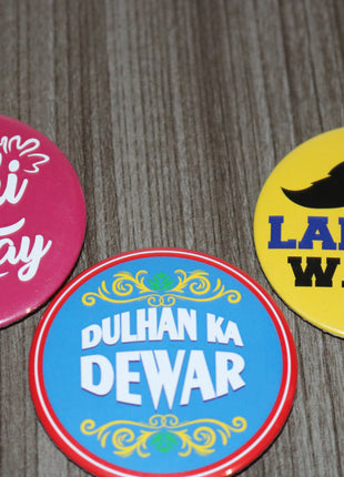 Customized Wedding Badges