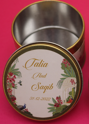 Customized Tin Bid Boxes in Pakistan – Affordable Wedding & Nikkah Gift Packaging | Printasy Pakistan