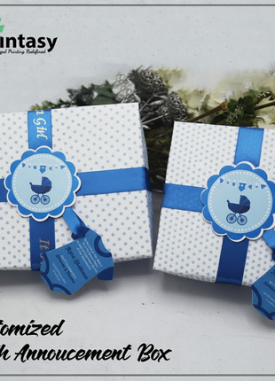 Baby Birth Announcement Boxes in Pakistan | Customized Methai & Sweet Boxes – Lowest Price
