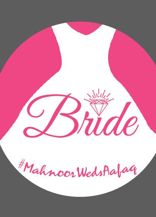 Customized Wedding Badges