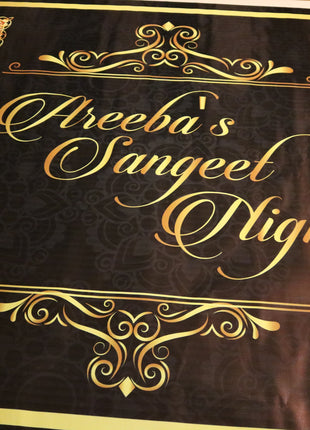 Customized Wedding Backdrop Flex