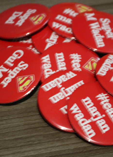 Customized Wedding Badges