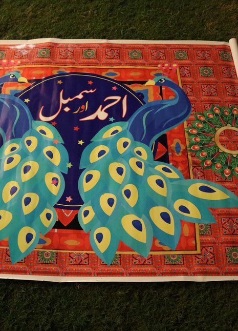 Customized Wedding Backdrop Flex