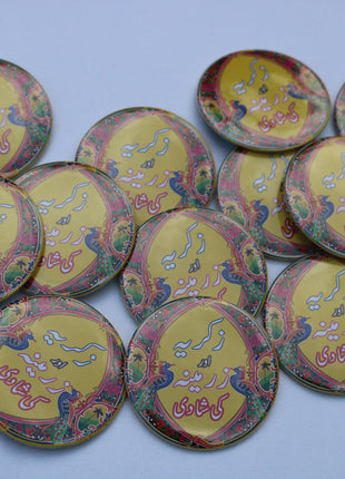 Customized Wedding Badges