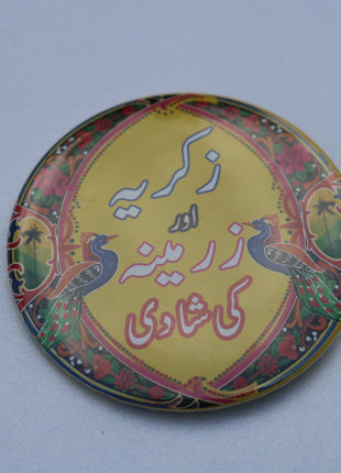 Customized Wedding Badges