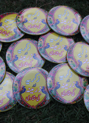 Customized Wedding Badges