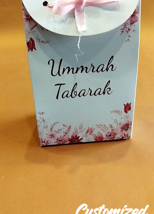 Hajj and Umrah Tabarruk Gift Bags - Flap Style - Customizable | Affordable | Fast Delivery