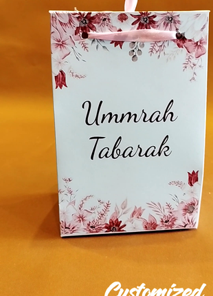 Hajj and Umrah Tabarruk Gift Bags - Flap Style - Customizable | Affordable | Fast Delivery