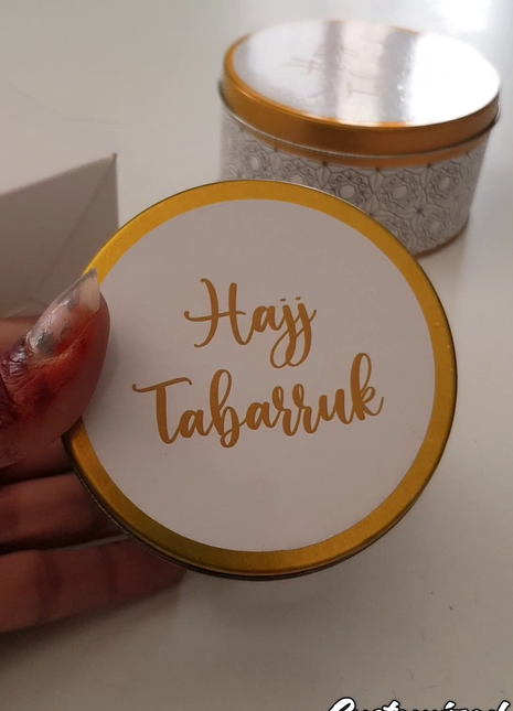 Hajj and Umrah Tin Boxes