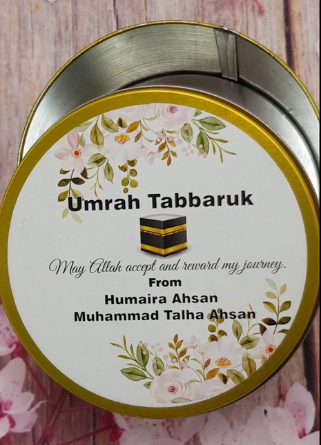 Hajj and Umrah Tin Boxes