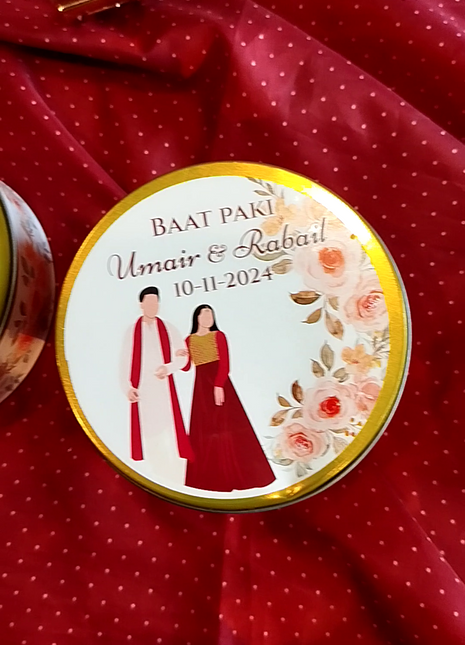 Customized Tin Bid Boxes in Pakistan – Affordable Wedding & Nikkah Gift Packaging | Printasy Pakistan