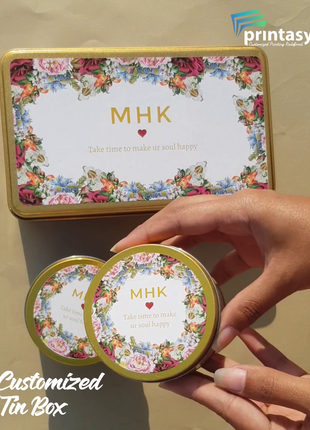 Customized Tin Bid Boxes in Pakistan – Affordable Wedding & Nikkah Gift Packaging | Printasy Pakistan