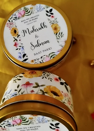 Customized Tin Bid Boxes in Pakistan – Affordable Wedding & Nikkah Gift Packaging | Printasy Pakistan