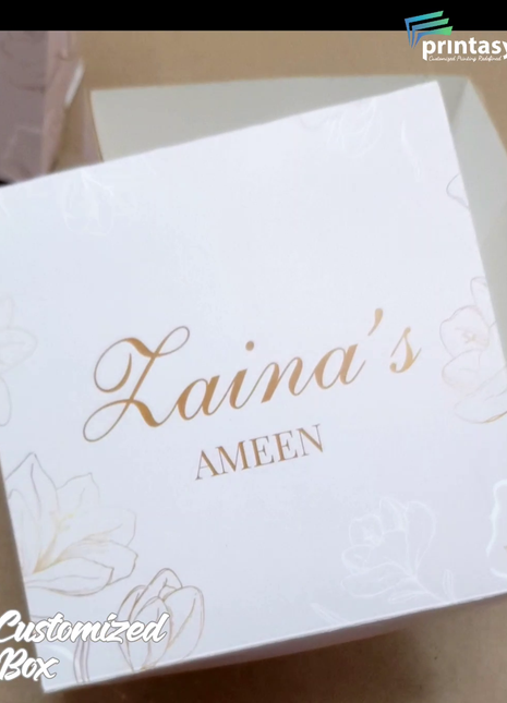 Personalized Card Bid Boxes in Pakistan – Low-Cost Nikkah & Wedding Gift Boxes | Printasy