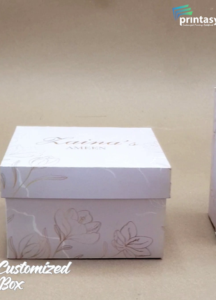 Personalized Card Bid Boxes in Pakistan – Low-Cost Nikkah & Wedding Gift Boxes | Printasy