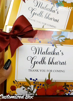 Personalized Card Bid Boxes in Pakistan – Low-Cost Nikkah & Wedding Gift Boxes | Printasy