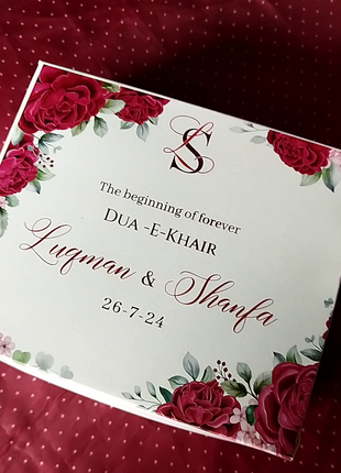 Personalized Card Bid Boxes in Pakistan – Low-Cost Nikkah & Wedding Gift Boxes | Printasy