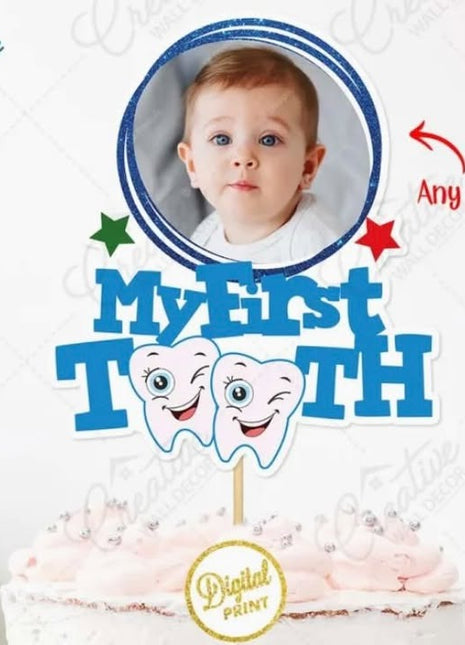 First Tooth Cake Tooper