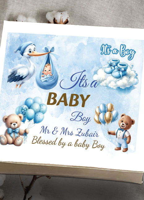 Baby Birth Announcement Boxes in Pakistan | Customized Methai & Sweet Boxes – Lowest Price