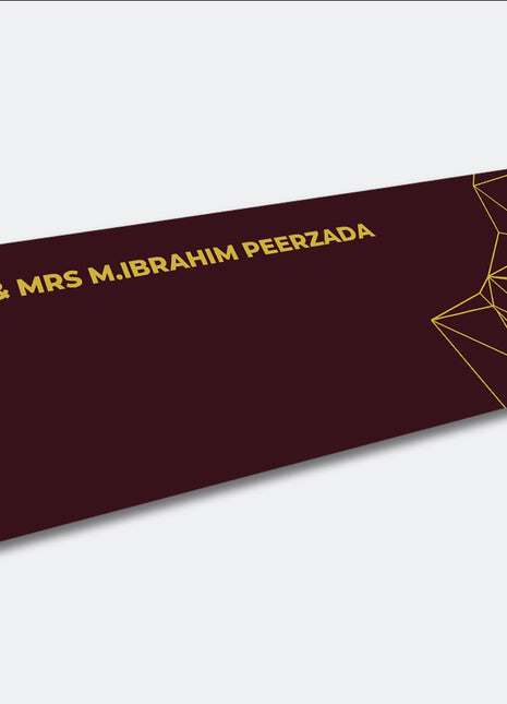 Customized Wedding Money Envelope