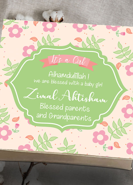 Baby Birth Announcement Boxes in Pakistan | Customized Methai & Sweet Boxes – Lowest Price