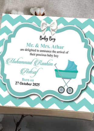 Baby Birth Announcement Boxes in Pakistan | Customized Methai & Sweet Boxes – Lowest Price