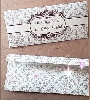 Customized Wedding Money Envelope