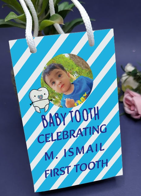 Customized First Tooth Goody Bags – Personalized Tooth Fairy Gift Bags