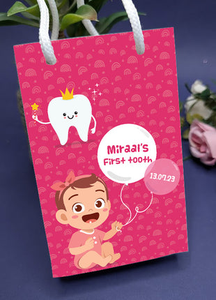 Customized First Tooth Goody Bags – Personalized Tooth Fairy Gift Bags