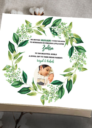 Baby Birth Announcement Boxes in Pakistan | Customized Methai & Sweet Boxes – Lowest Price