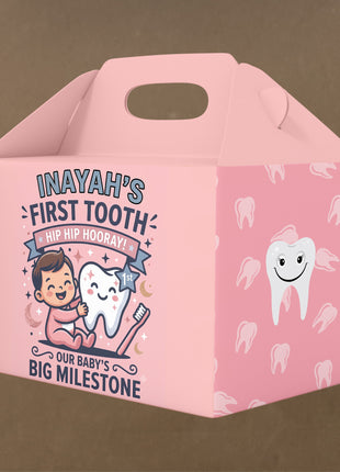 Customized First Tooth Goody Boxes