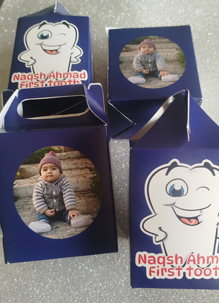 Customized First Tooth Goody Boxes